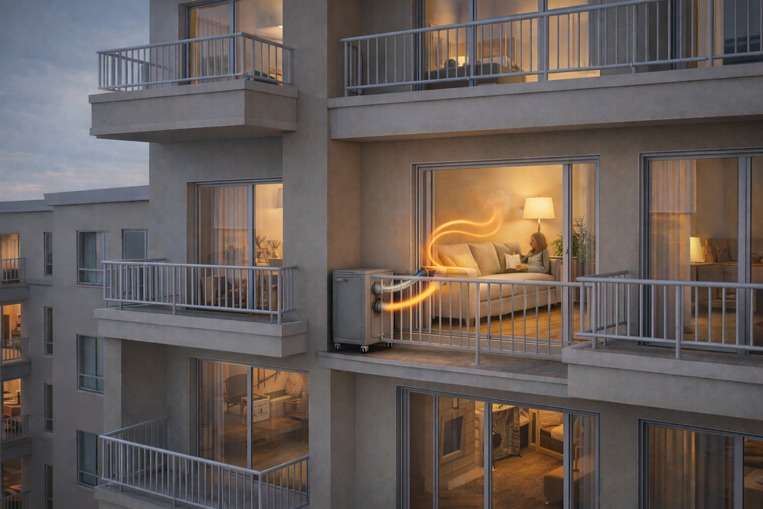 Stufa a pellet senza canna fumaria in condominio: è possibile?