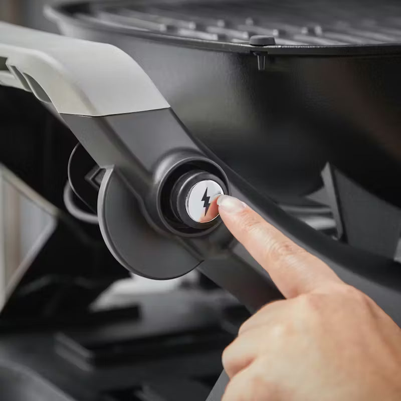 BARBECUE A GAS WEBER Q 1200N CON RIPIANI LATERALI E SUPPORTO