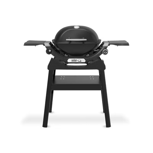 BARBECUE A GAS WEBER Q 1200N CON RIPIANI LATERALI E SUPPORTO